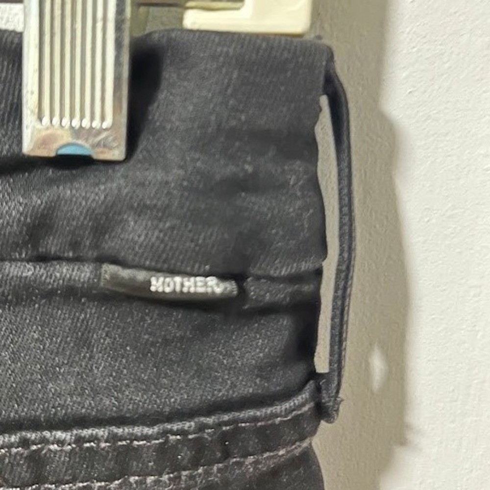 Mother The Looker Skinny Jeans Not Guilty Black High Rise Denim 27 - Picture 4 of 12
